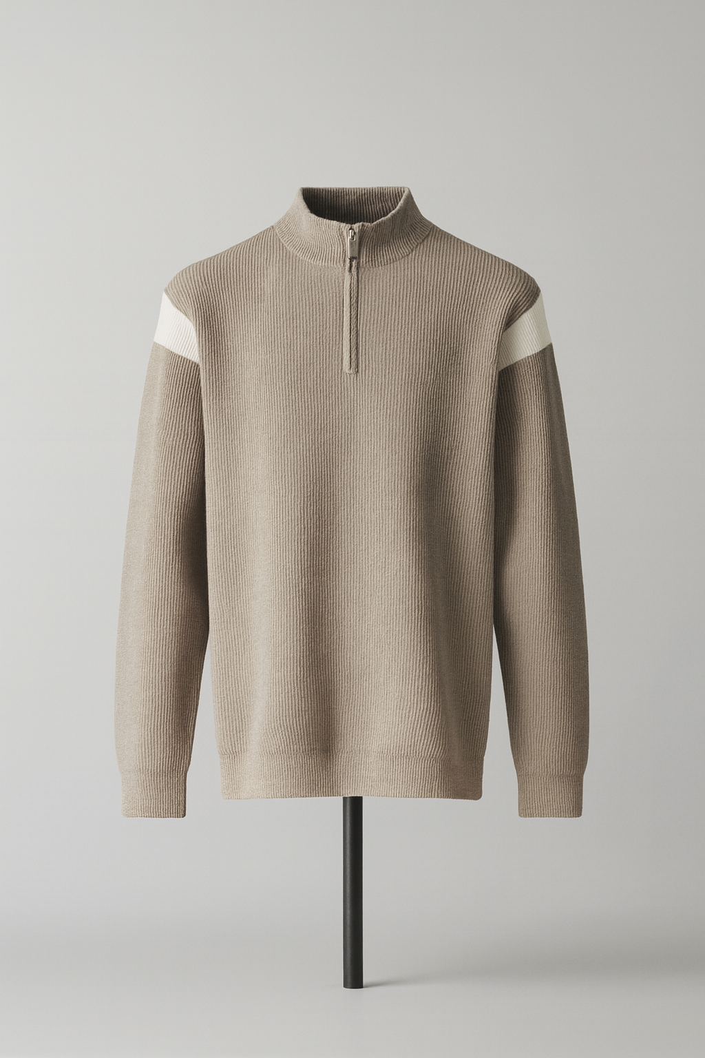 Vintage Luxe Zip Sweater