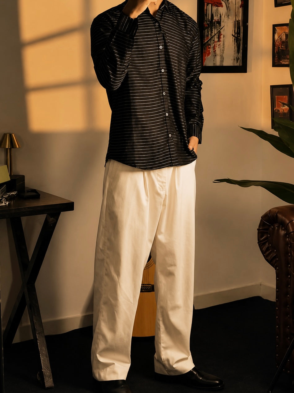 Black Stripped Shirt