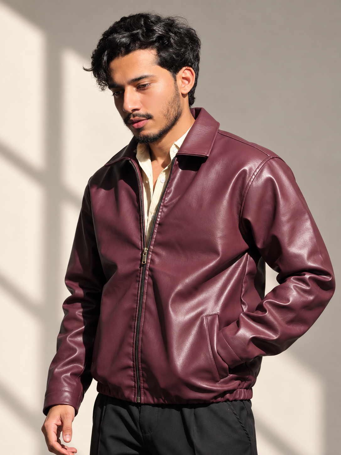 DN Blouson Leather Jacket