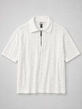 Monaco Crochet Polo