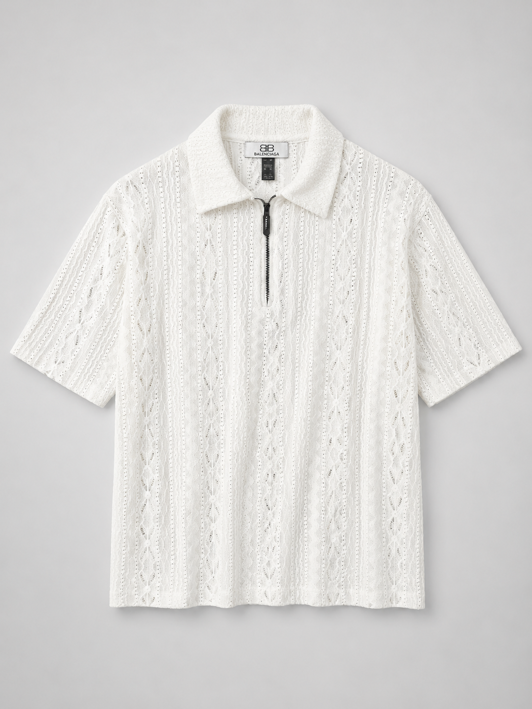 Monaco Crochet Polo
