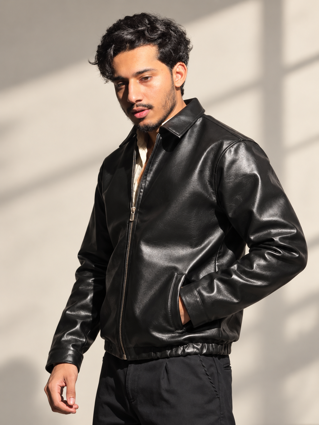 DN Blouson Leather Jacket