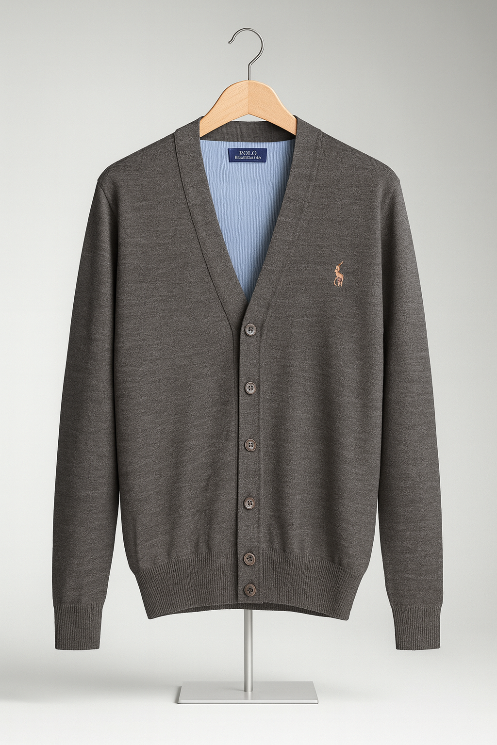 Polo Button-up Cardigan