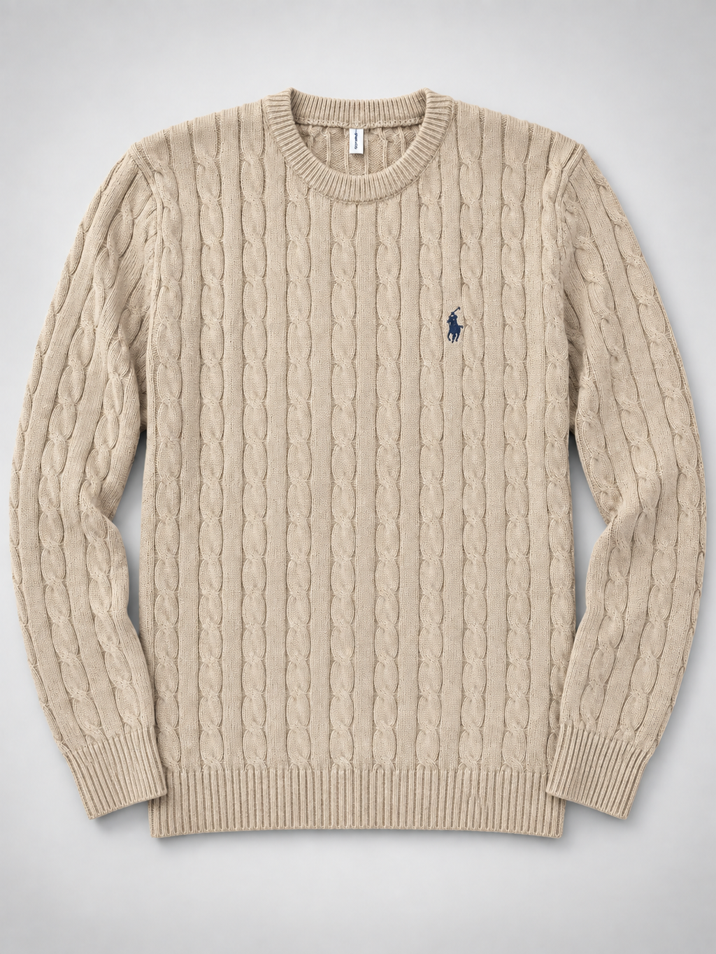 Knitted Round-Neck Sweater