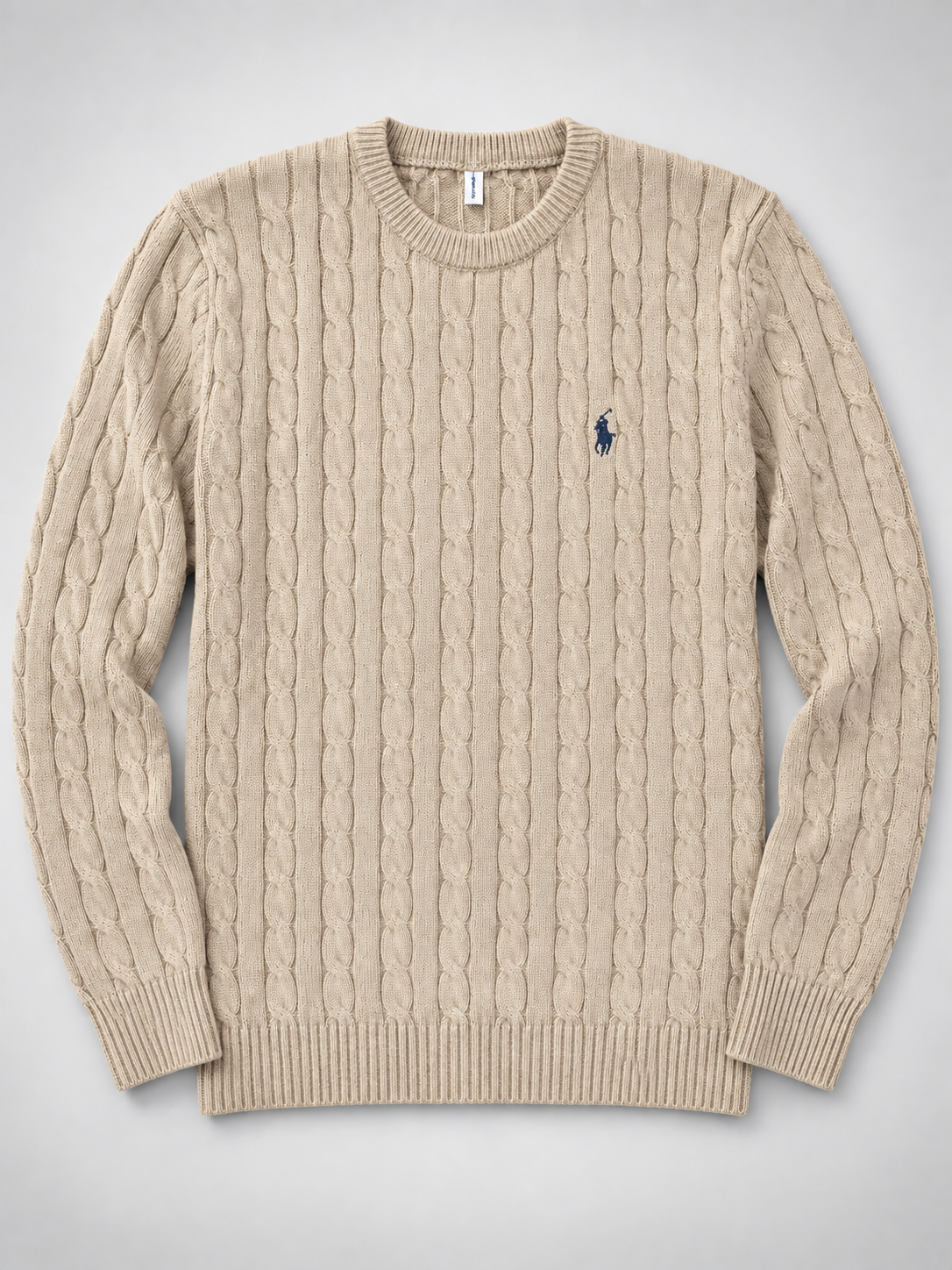 Knitted Round-Neck Sweater