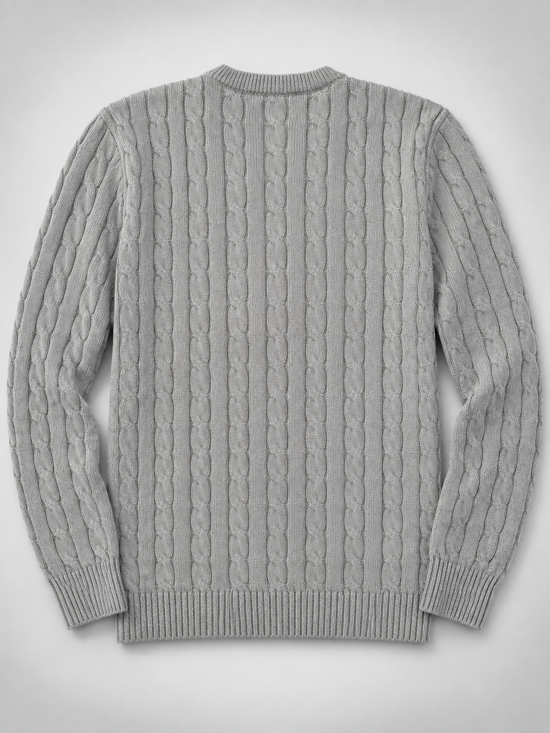 Knitted Round-Neck Sweater