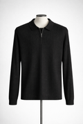 Jacquard Summer texture Knit Polo