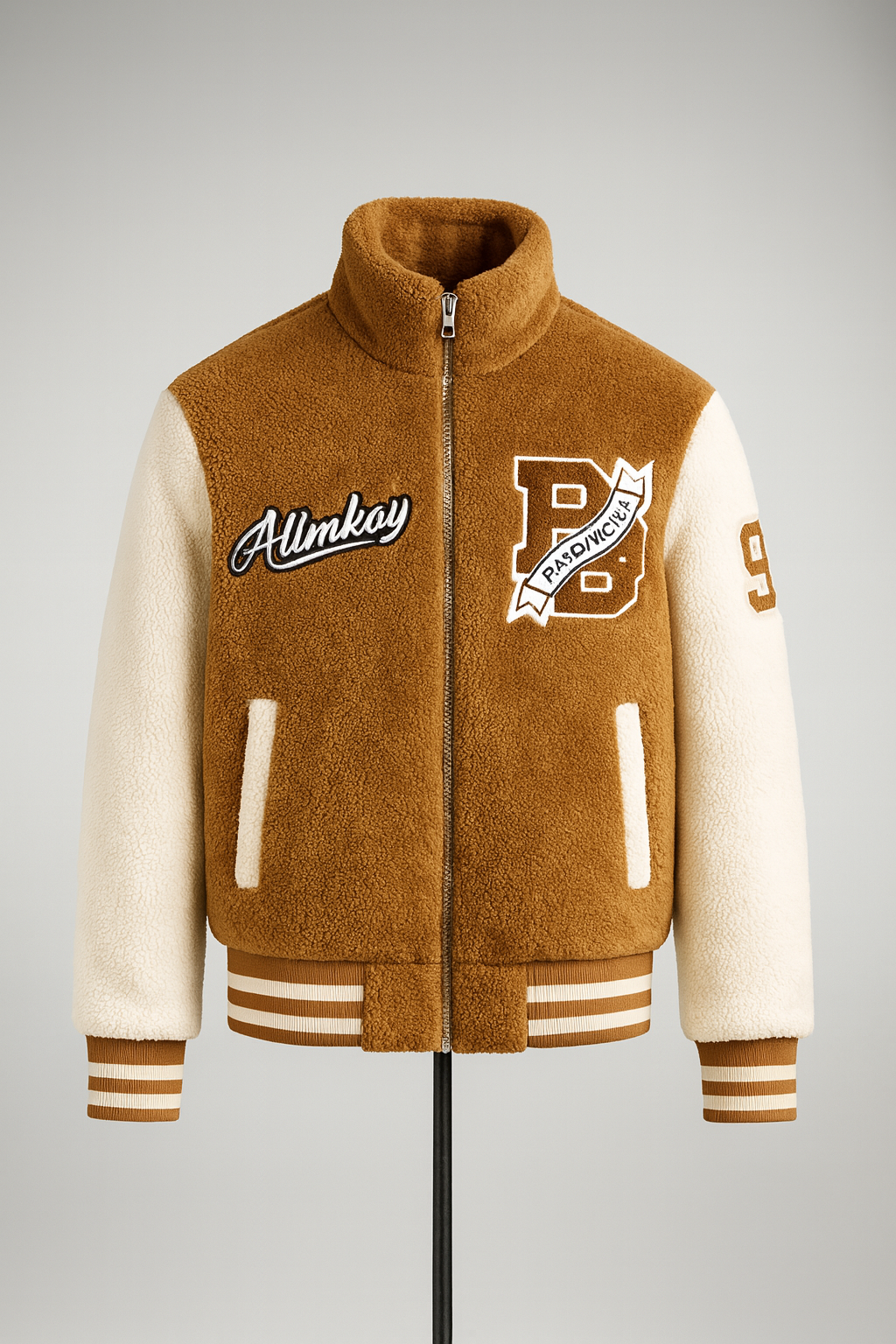 Almkay Varsity Wool Jacket