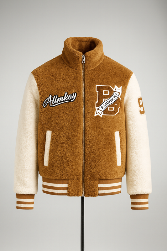 Almkay Varsity Wool Jacket