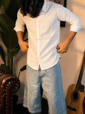 Ivory Textured Shirt