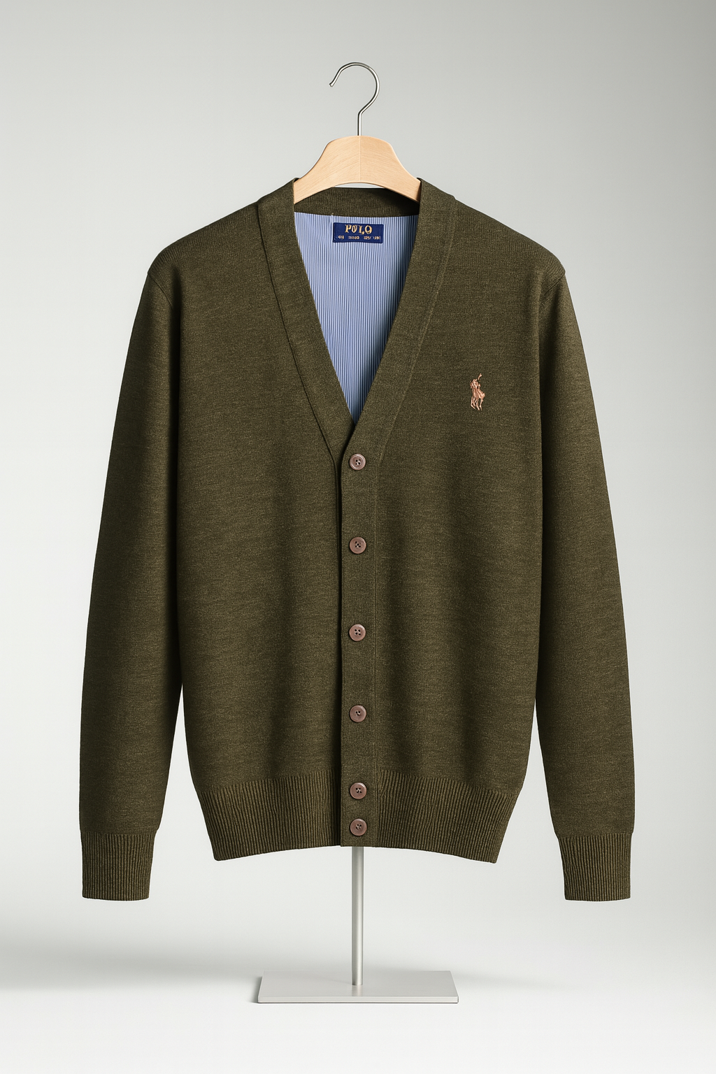 Polo Button-up Cardigan