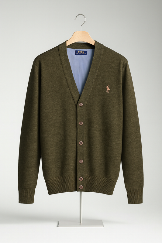 Polo Button-up Cardigan