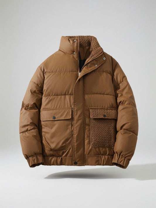 Brown Winter Bomber Jacket