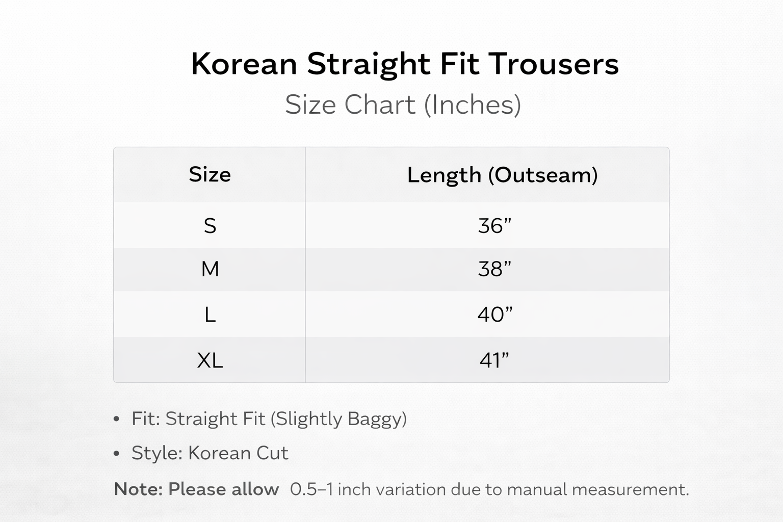 Korean Trouser