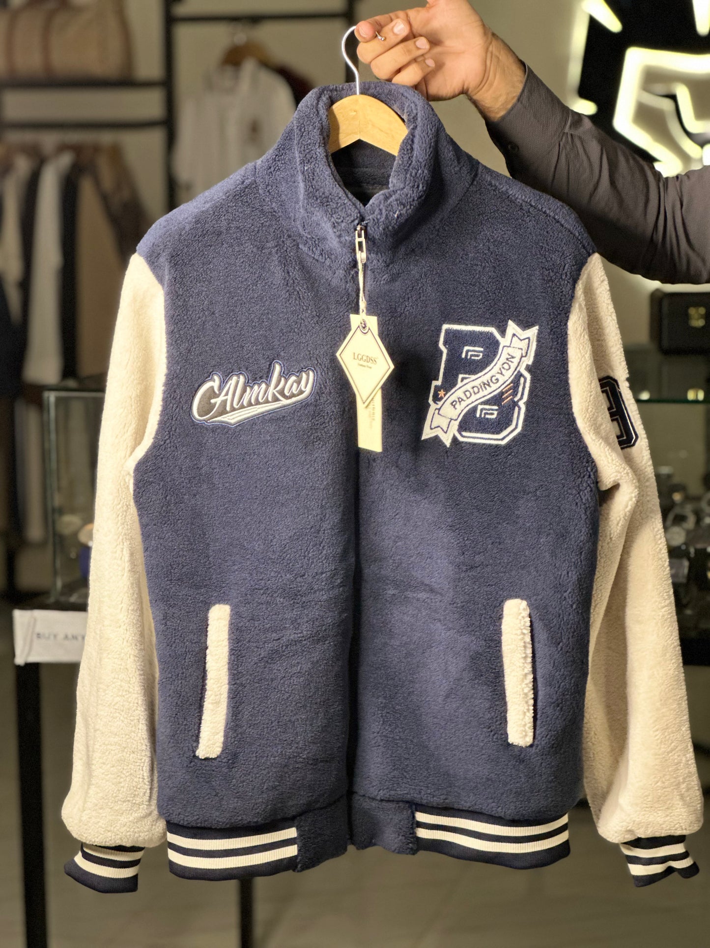 Almkay Varsity Wool Jacket