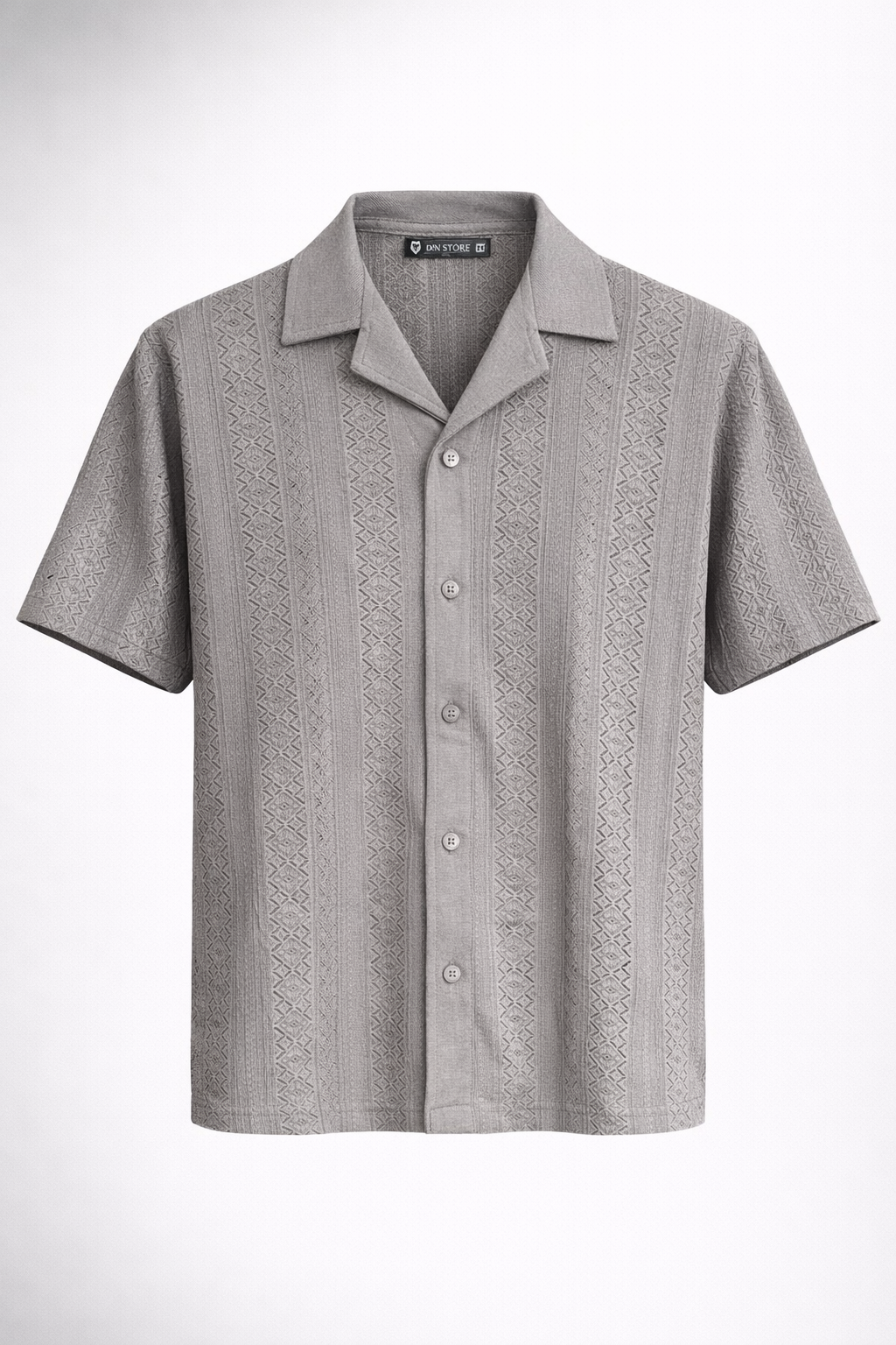 Knit Button-Up Shirt