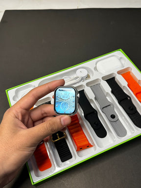 Wisme-6 Smartwatch(7straps) with Airpods