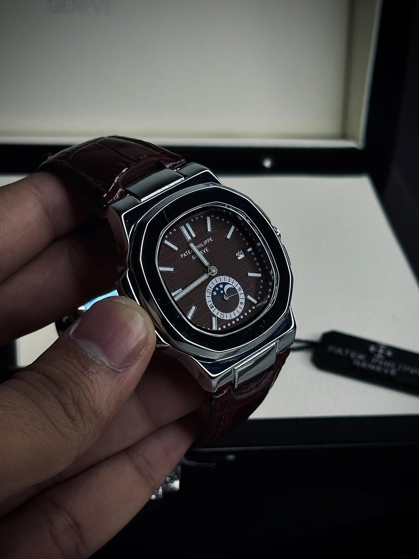 PP Leather straps (Chronograph working)