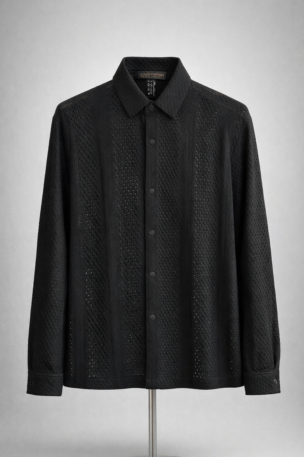 LV Summer Knit Button-Up