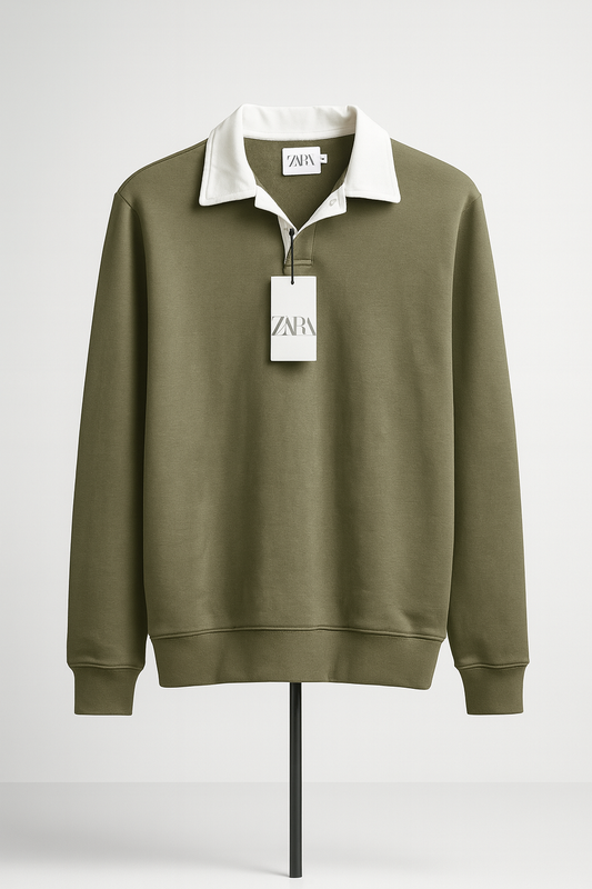 ZARA Two-tone Sweatshirt