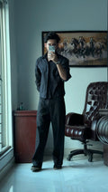 Linen Cropped Button-Down