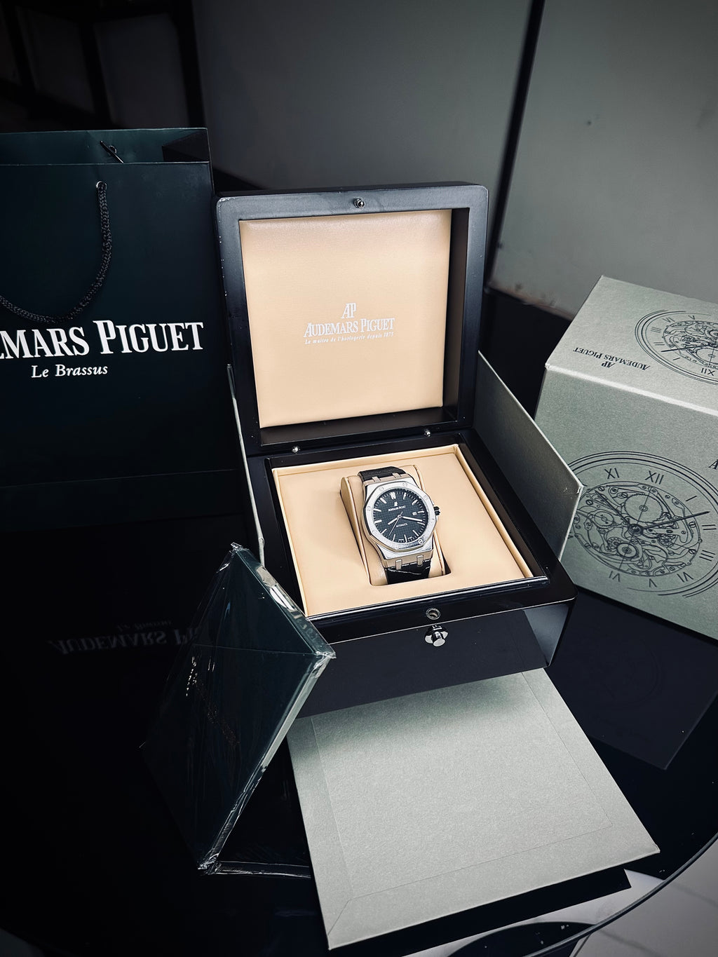 AP Leather Strap (Swiss like movement)