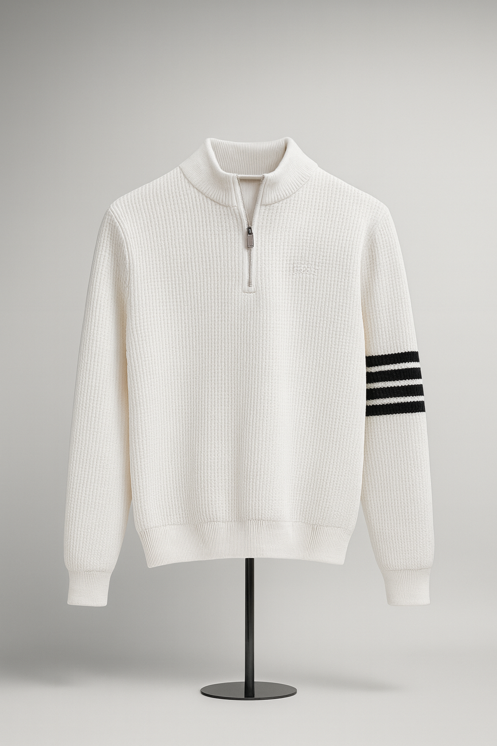 Vintage Luxe Zip Sweater