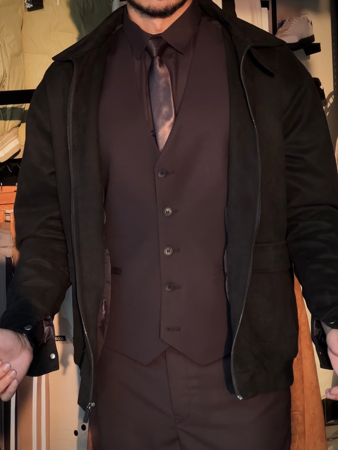 DN suede classic jacket