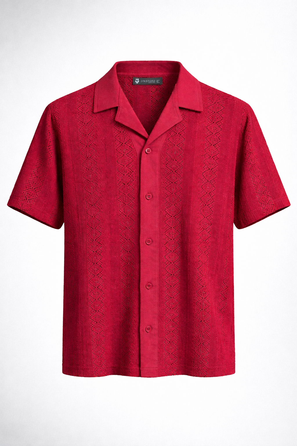 Knit Button-Up Shirt