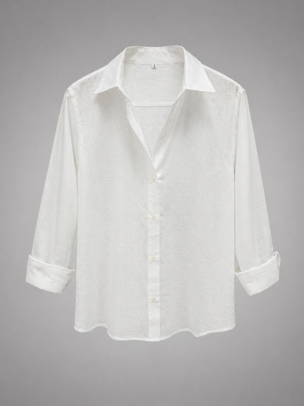Linen Button-Up Shirt