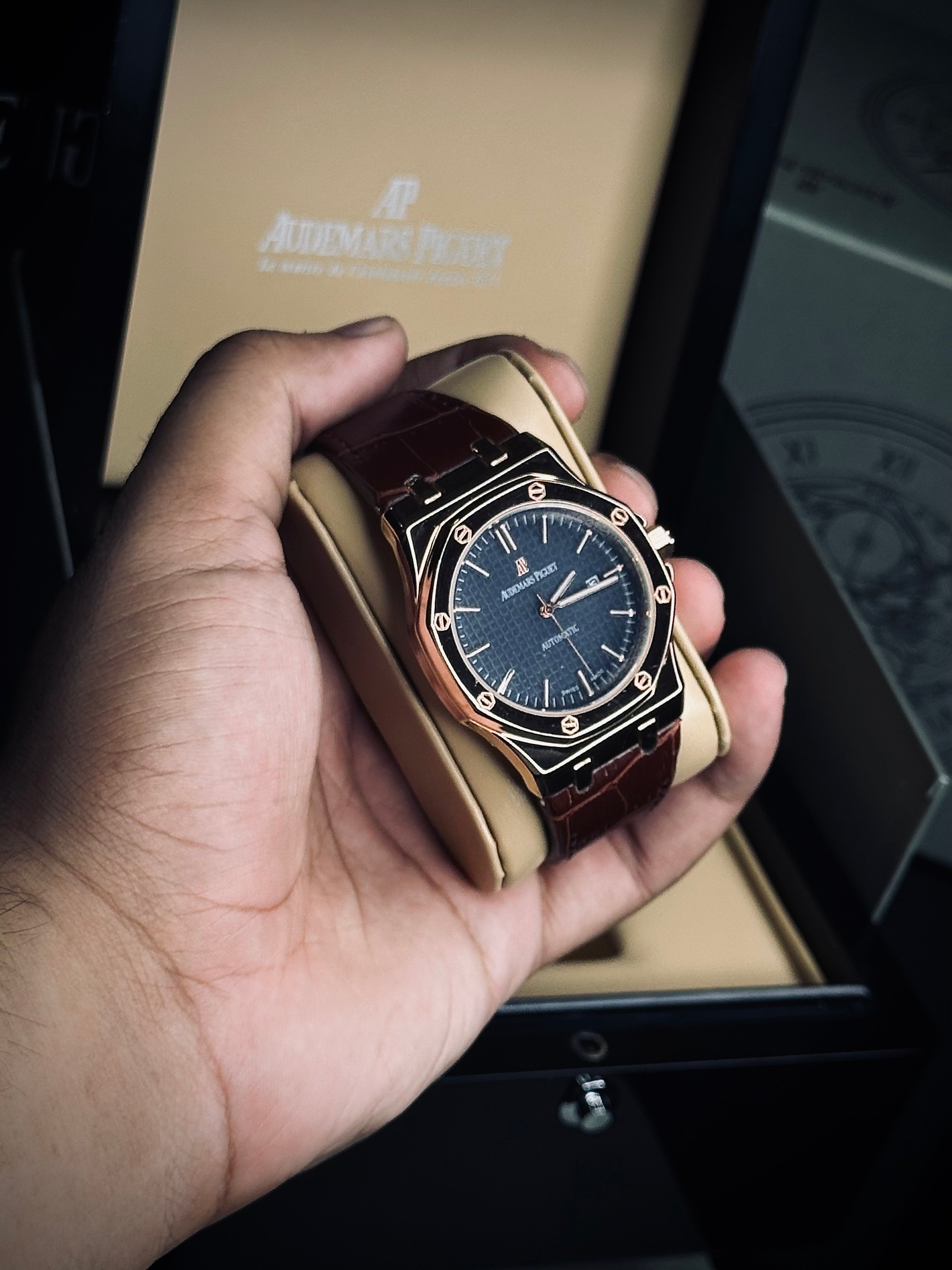 AP Leather Strap (Swiss like movement)