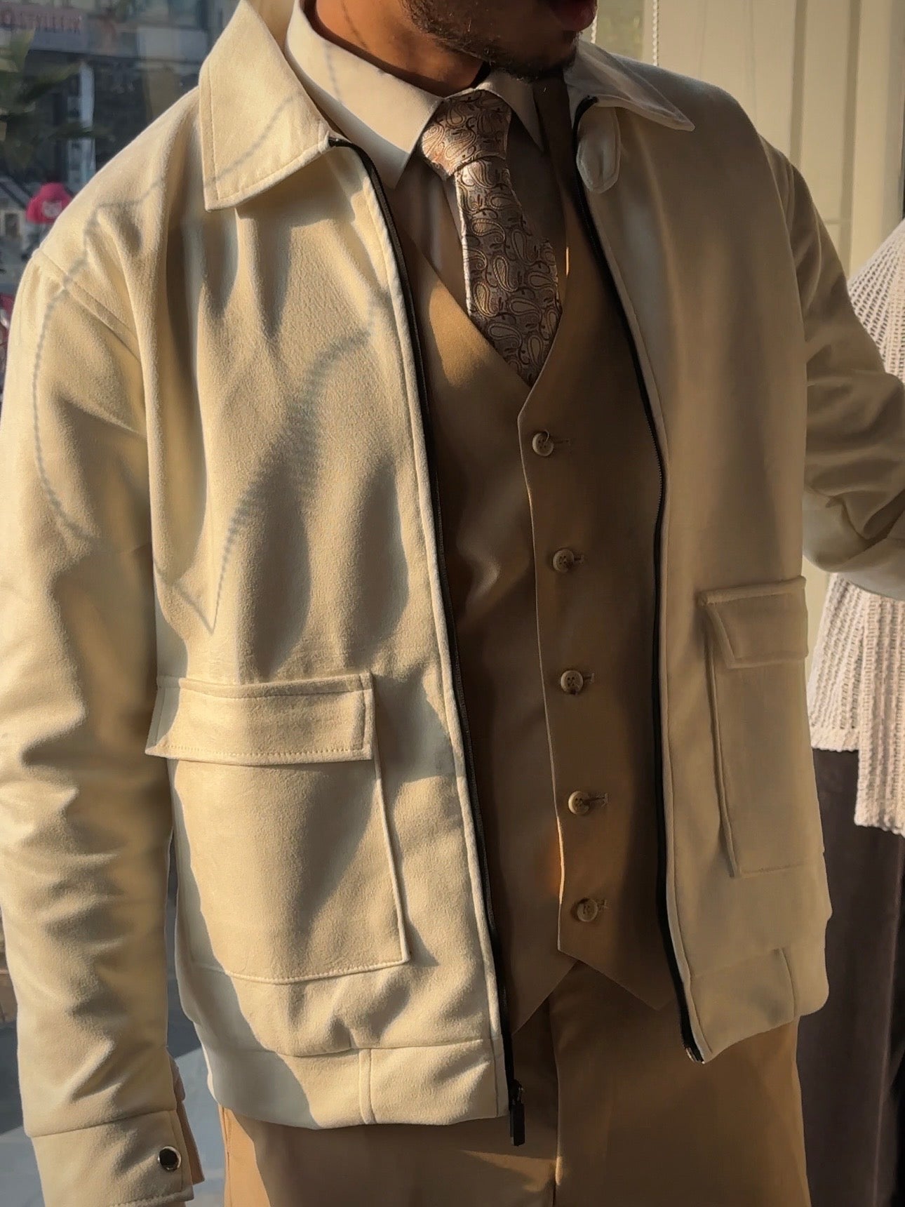 DN suede classic jacket