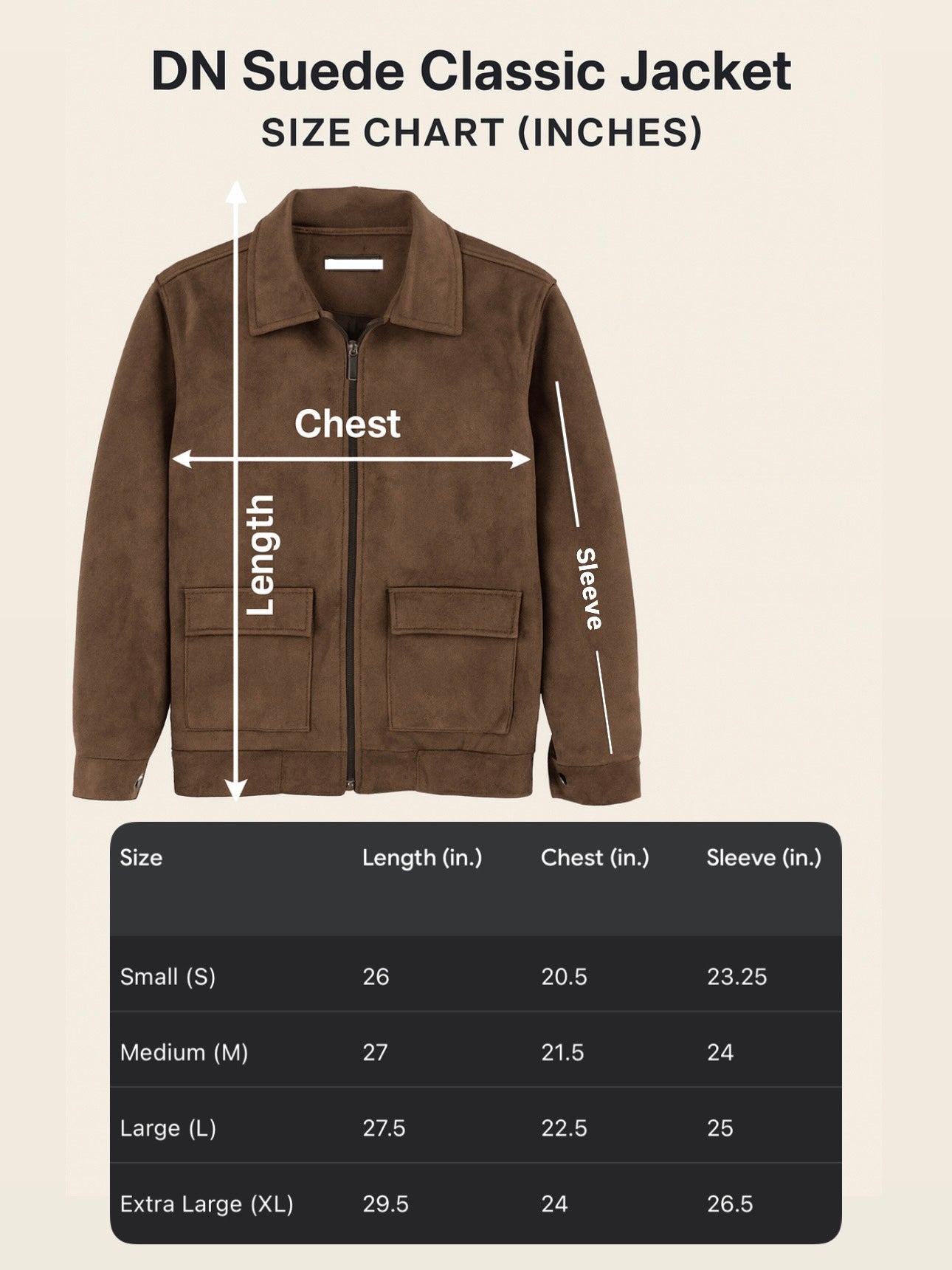 DN suede classic jacket