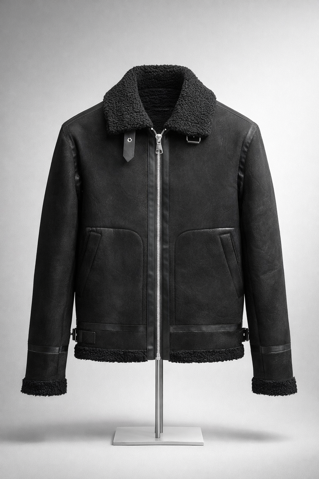 Classic Aviator Fur Jacket