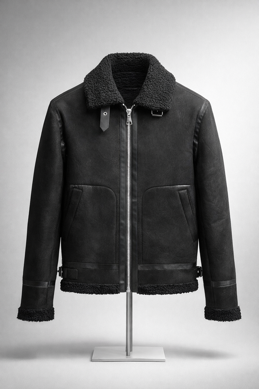 Classic Aviator Fur Jacket