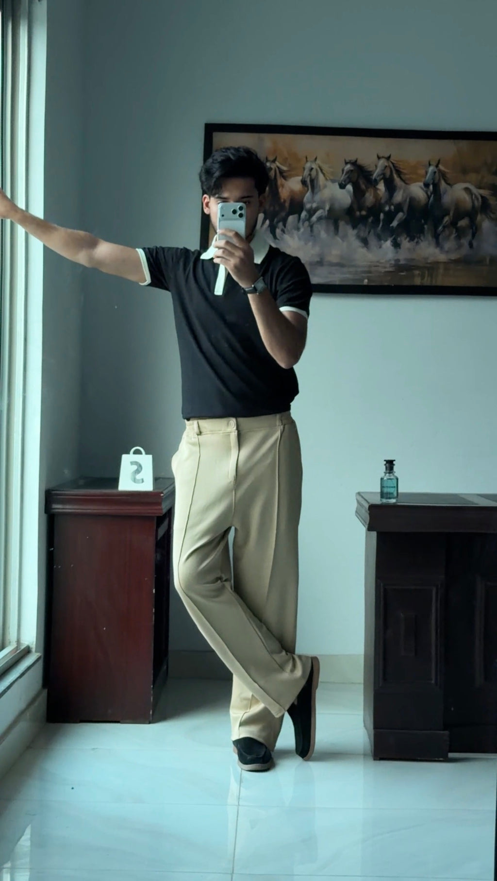 Contrast Polo