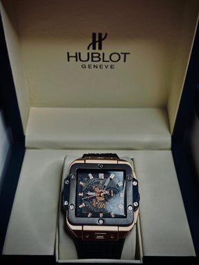 Hublot Square Bang Unico King with silicone straps